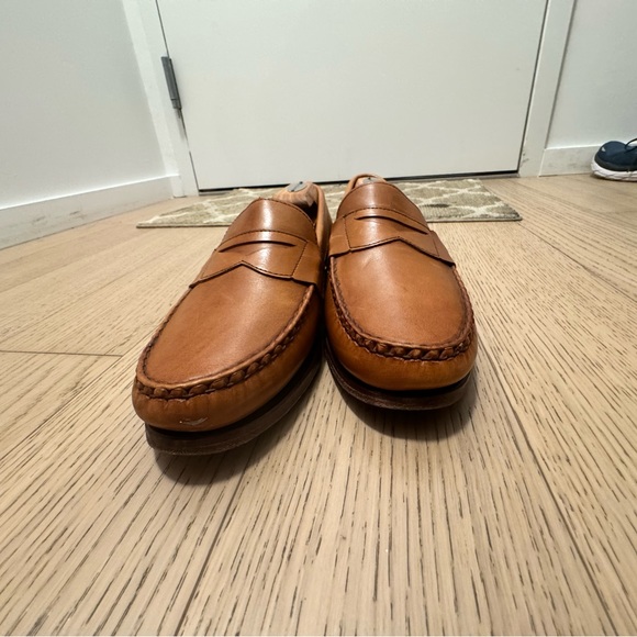 Allen Edmonds Cavanaugh Coffee Brown Penny Loafers - Picture 13 of 16